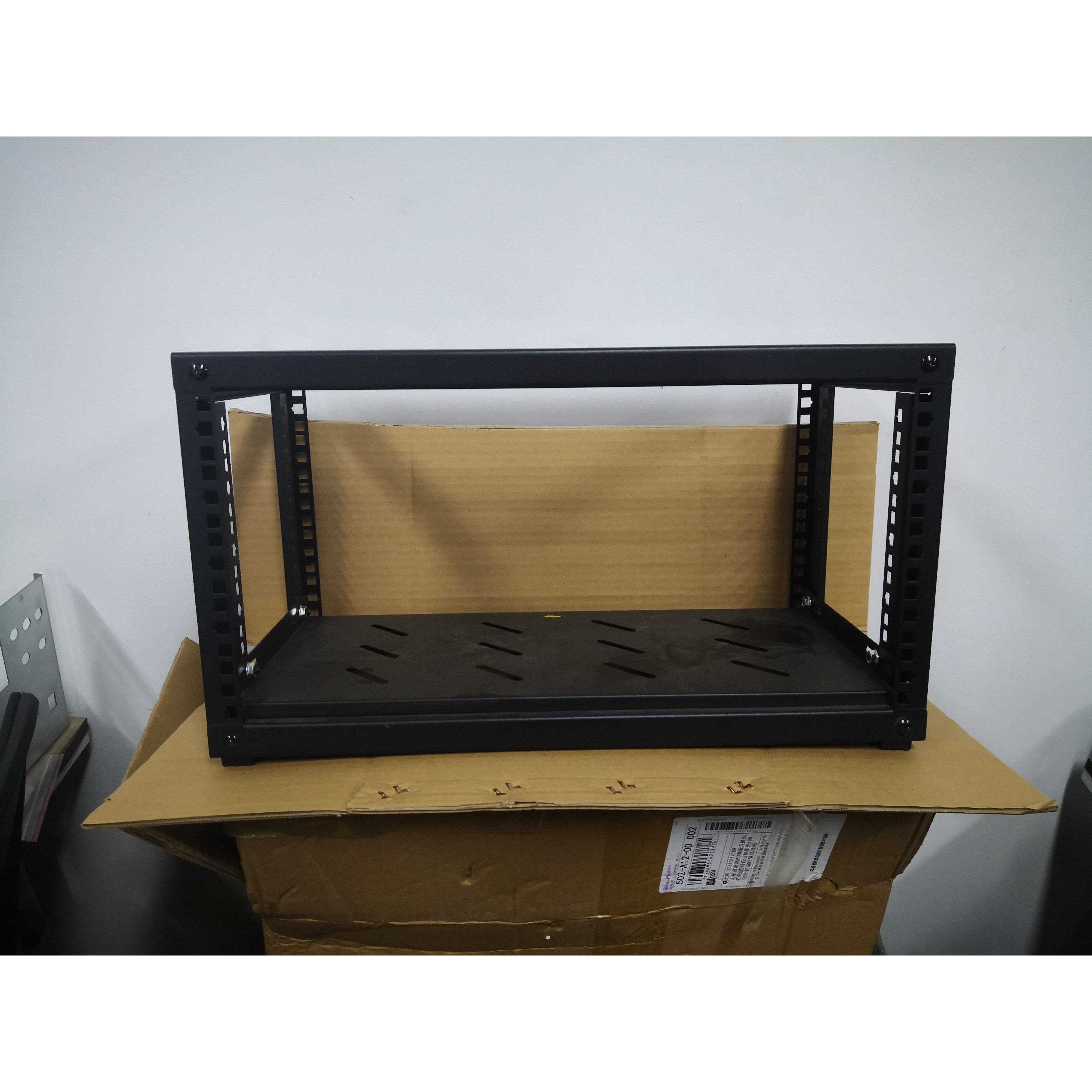 19英寸5U6U家用桌面开放式机架家用监控网路机柜简易机架音响支架
