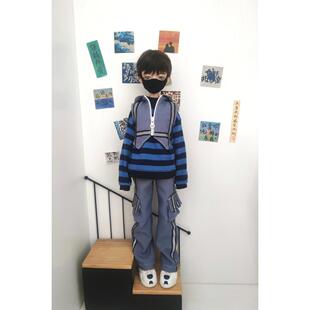 友人娃衣 自制 bjd ob22 ob24 四分 六分反光带马甲工装裤两件套