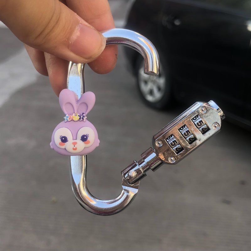 电动摩托车头盔锁防盗防偷固定安全帽锁挂钩专用锁电瓶车帽子锁