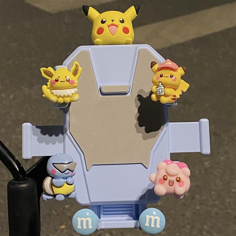 三丽鸥电动车手机支架电瓶自行车外卖骑手摩托车固定防震导航骑行