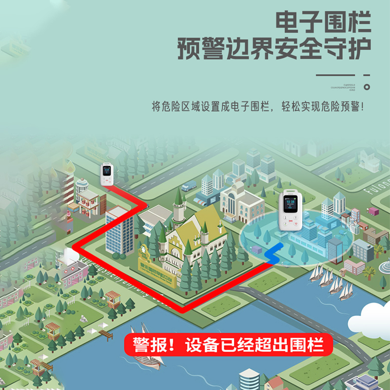 思特带屏电子学生卡证校讯通儿童卡片电话老人小孩防走失定位神器