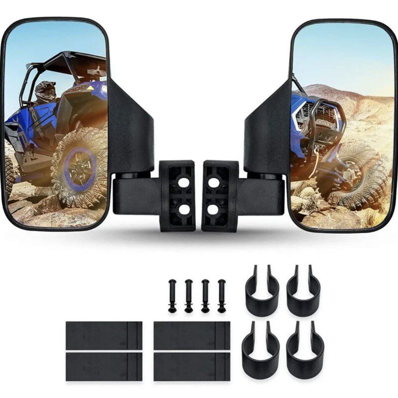 沙滩车四轮越野车全地形车反光镜UTV倒车镜摩托车UTV侧视镜后视镜
