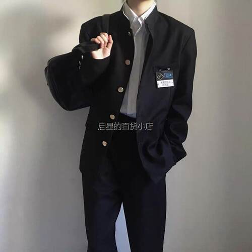 dk制服初中高中生热血高校班服JK校服中山装西装学院风男女外套