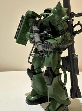 集模社新品GTO绿色扎古hg1-144 拼装模型送荧光水贴