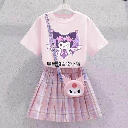 女童连衣裙夏装jk制服裙套装学院风小童夏季公主裙子洋气儿童衣服