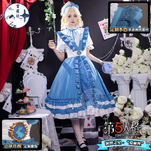 雪霜坊 第五人格记者cos服梦境中的爱丽丝梦游仙境cosplay时装
