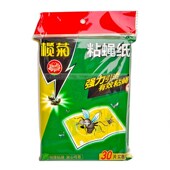 榄菊粘蝇纸苍蝇贴灭蝇纸家用养殖场果蝇室内厨房客厅沾粘蝇物理锈