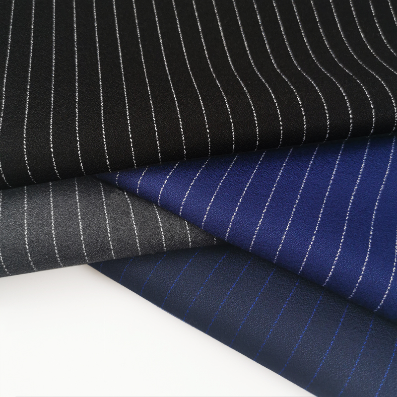 新品秋冬条纹西装布料彩纱微弹可做男女休闲商务装时尚亲肤笔挺