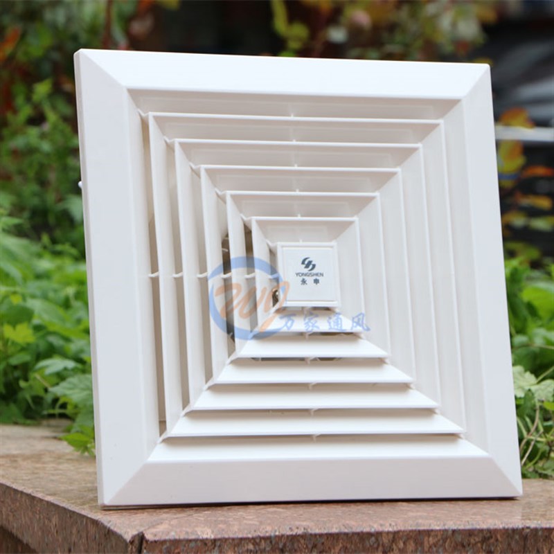 永申换气扇400*400通风扇38B工装卫生间排风扇静音吸顶式强力排气