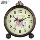 静音金属座钟家用复古墙壁挂钟HA65 饰闹钟卧室时尚 汉时欧式 古典装
