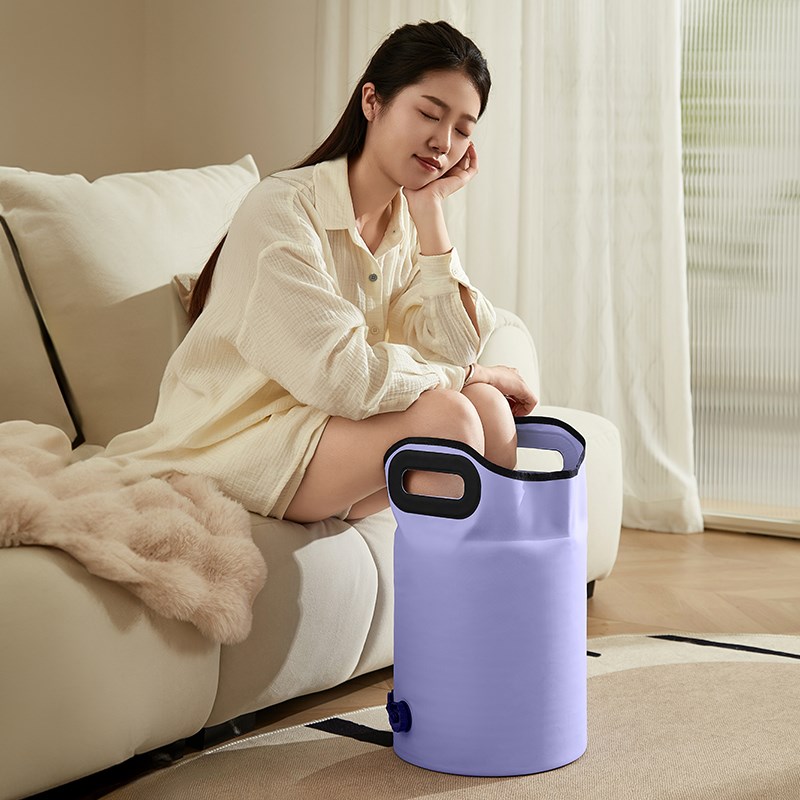 泡脚桶家用折叠洗脚盆过小腿养生家用儿童泡脚袋神器宿舍足浴养生