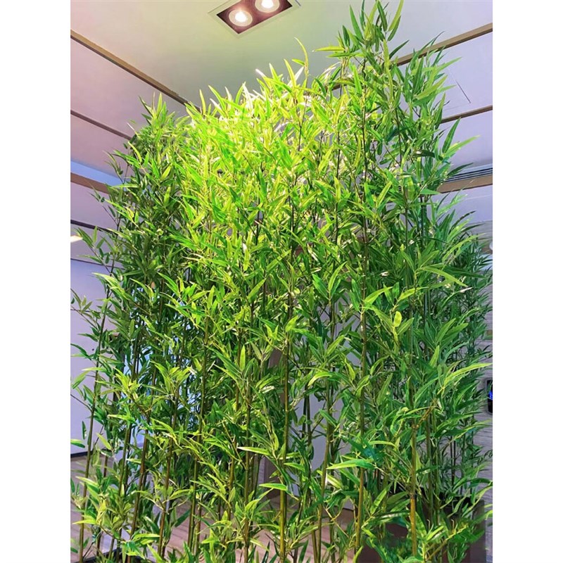 仿真竹子室内装饰隔断屏风挡墙假竹子造景室外装饰竹盆栽加密绿植