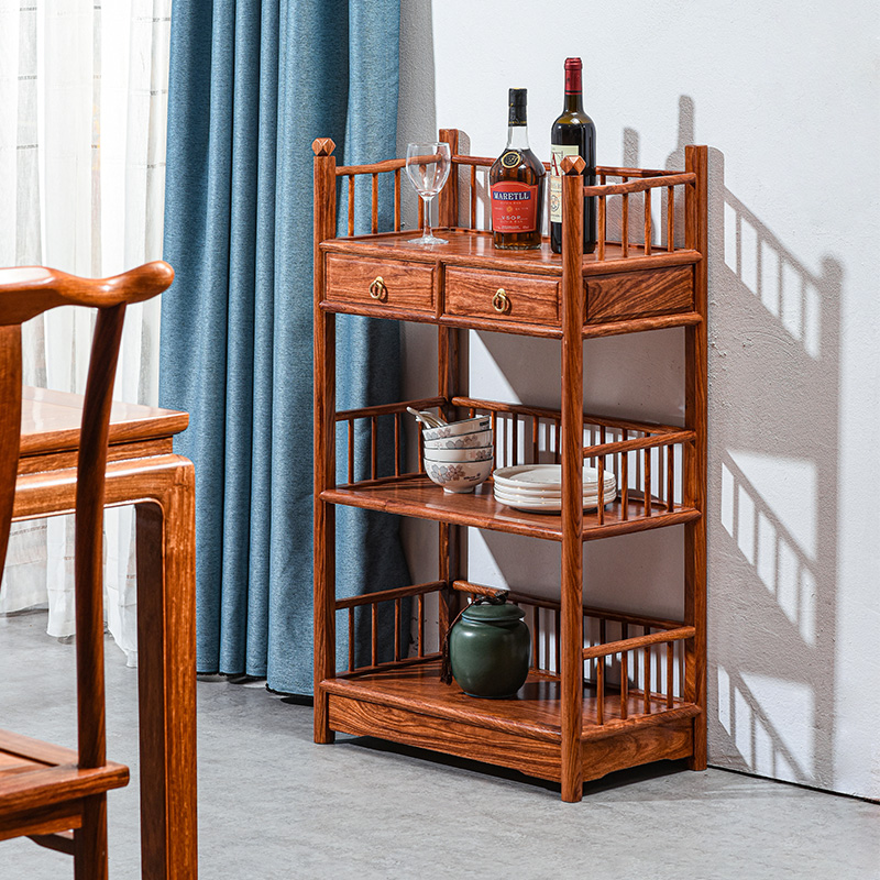 红木茶水柜刺猬紫檀茶边柜中式书柜实木花梨木餐边柜酒柜茶柜书架