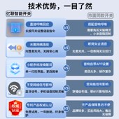 遥控关全屋智能控制客厅语音控随意免布线电灯