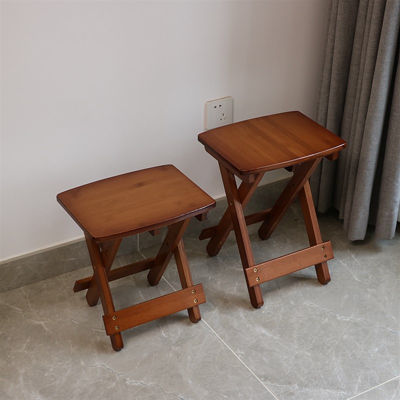 折叠凳高凳高脚凳子折叠靠背椅高马扎凳家用省空间便携式折叠板凳