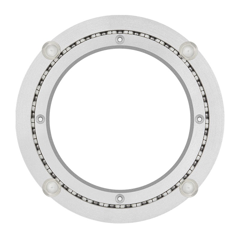 餐桌转盘底座轴承铝合金大理石/实木/玻璃圆桌面旋转家用轨道cm