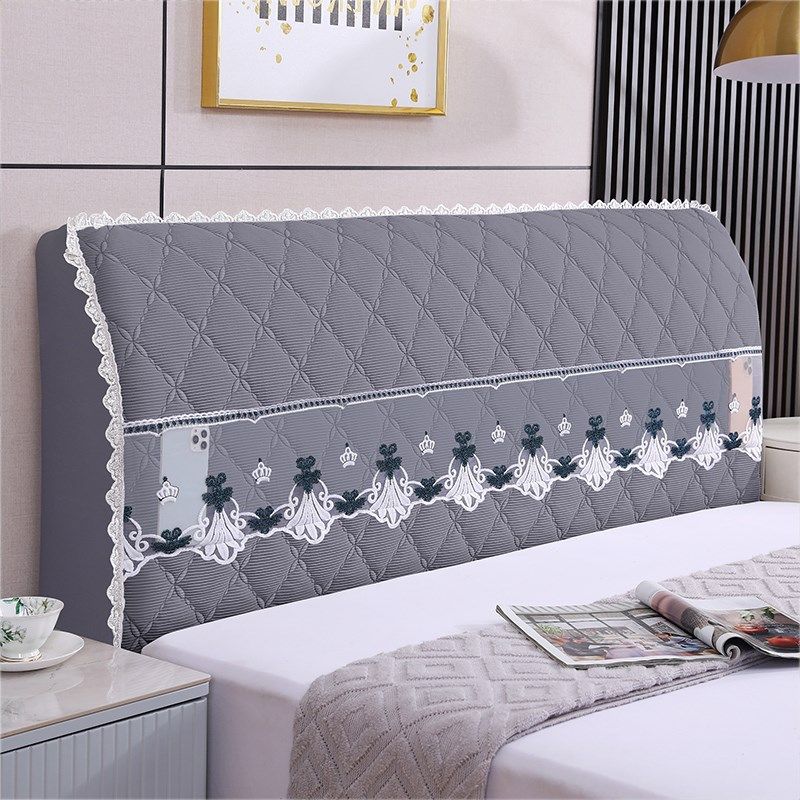 新款加厚床头罩条绒纯色现代卧室防撞木床防尘装饰盖巾,居家布艺,床头罩,淘宝优惠券,粉丝福利购,淘宝优惠卷