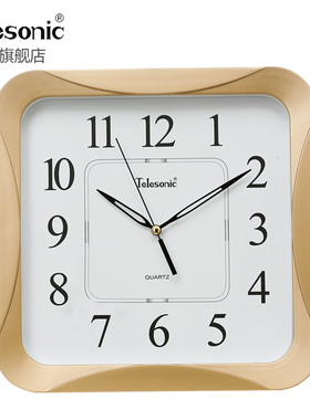 LONI天王星现代钟表时钟客厅创意钟卧室石英钟跳秒挂钟