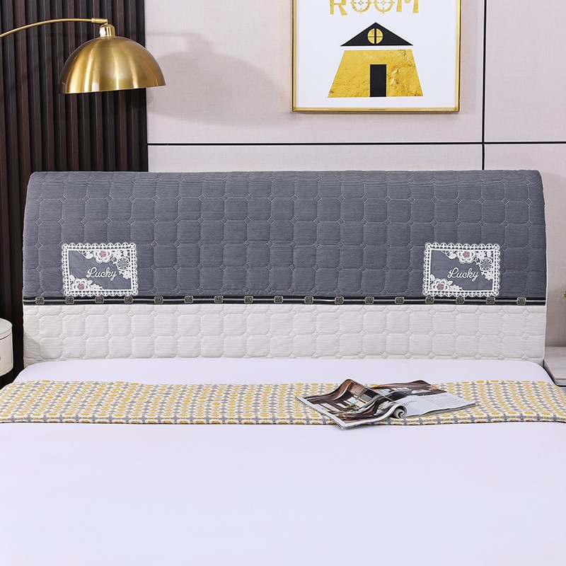 床头套罩新款加厚高档全包床头罩床头套软包木床头通用床靠背套罩