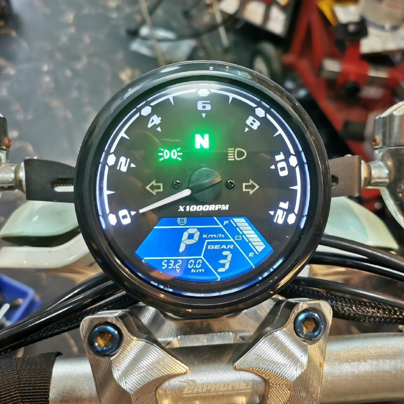 非黑石指针仪表电动车复古改装显示器液晶仪表麦玲深远远驱一线通