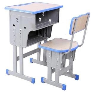 单人学校学生书桌教室用装辅导补习班课桌椅 培训机构桌