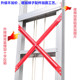 炫崇梯子米米米单升降铝梯便携式 伸缩梯加厚安全梯梯