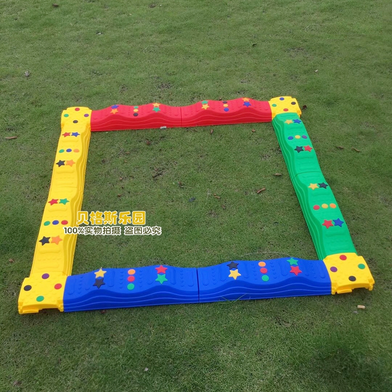 幼儿园触觉板前庭训练平衡木感统训练器材独木桥儿童按摩家用