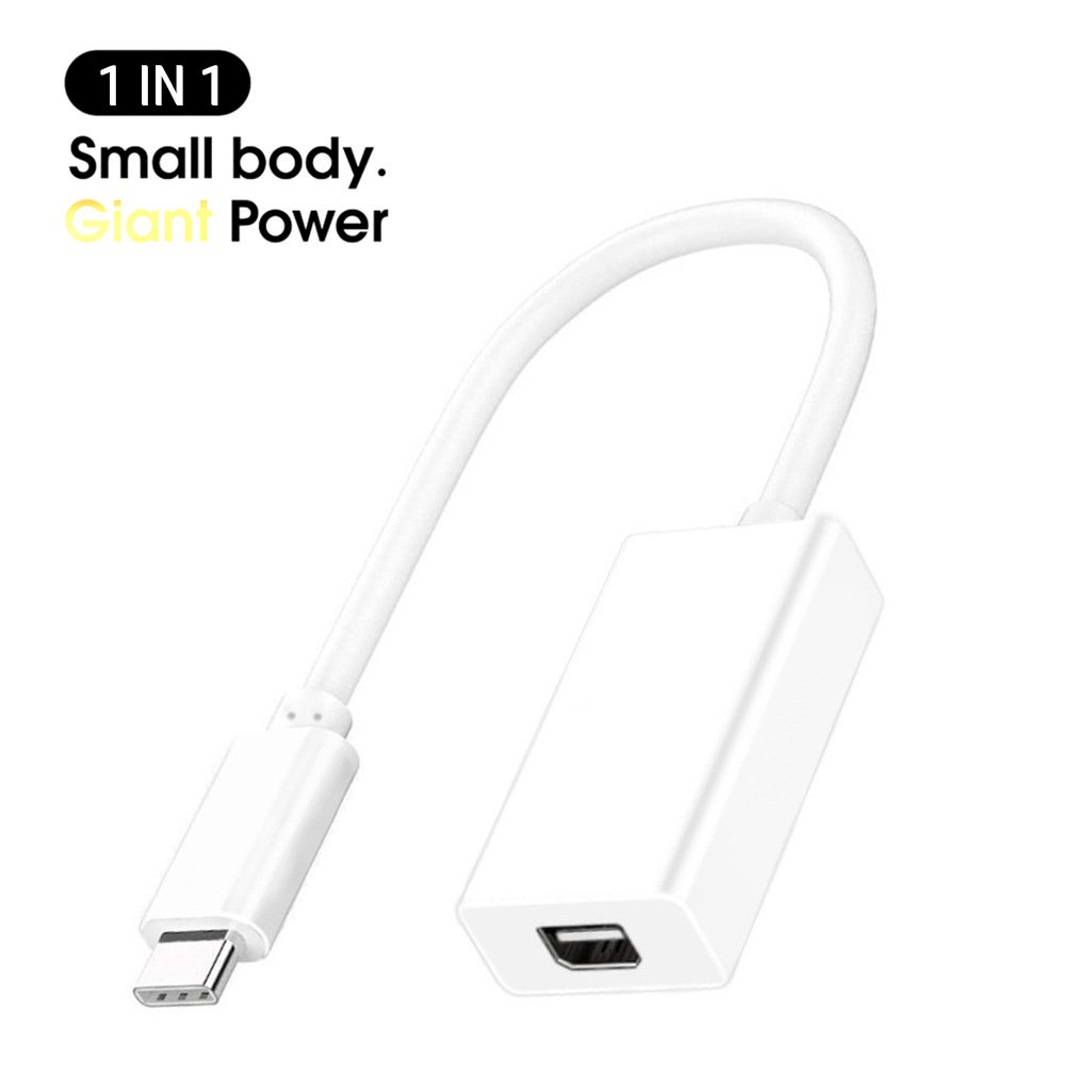 Thunderbolt3（USB-C）至2适配器typec转miniDPABS铜芯耐用