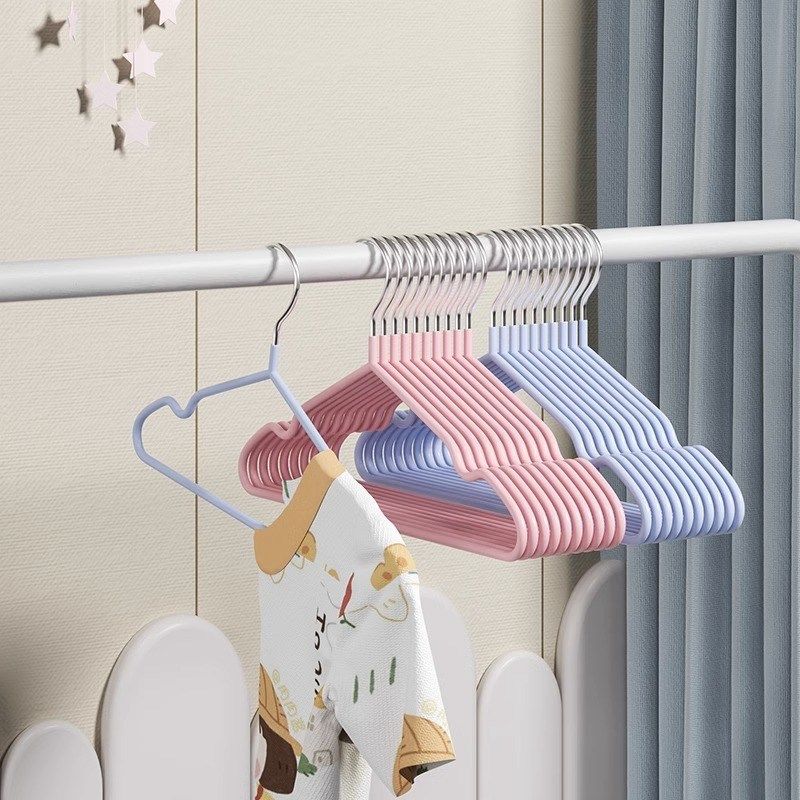 儿童小衣架无痕防滑晾衣挂婴幼儿宝宝刚出生的家用挂衣中大童,收纳整理,多夹子晾衣架,淘宝优惠券,粉丝福利购,淘宝优惠卷