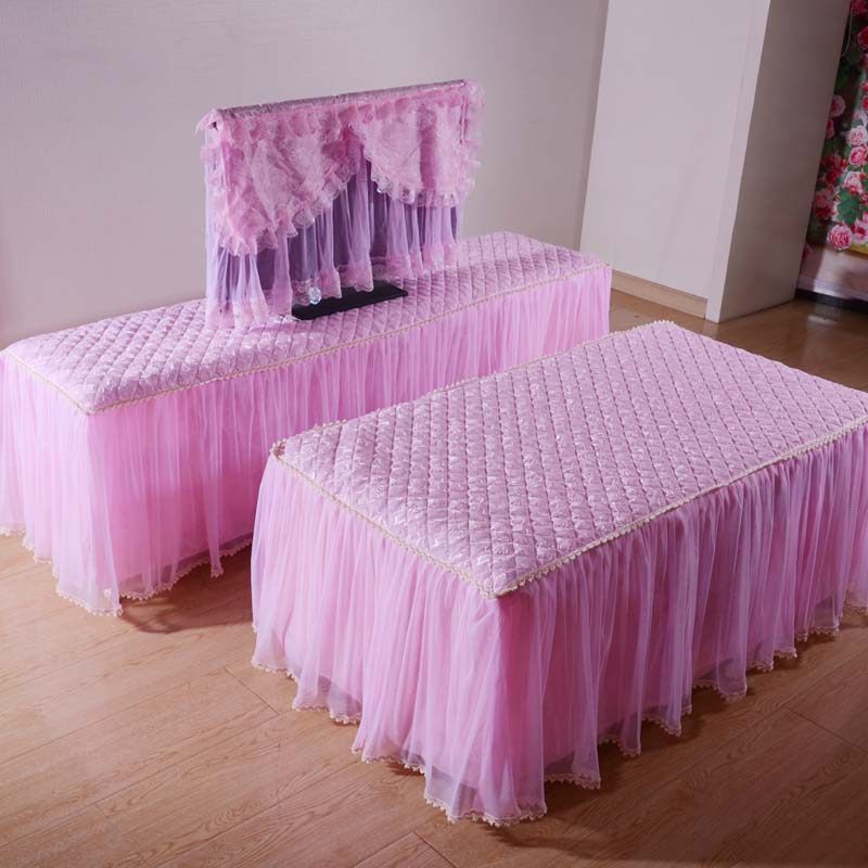 新款现代茶几罩蕾丝布艺纯色客厅通用盖布防尘罩桌布盖巾定制,居家布艺,桌布,淘宝优惠券,粉丝福利购,淘宝优惠卷