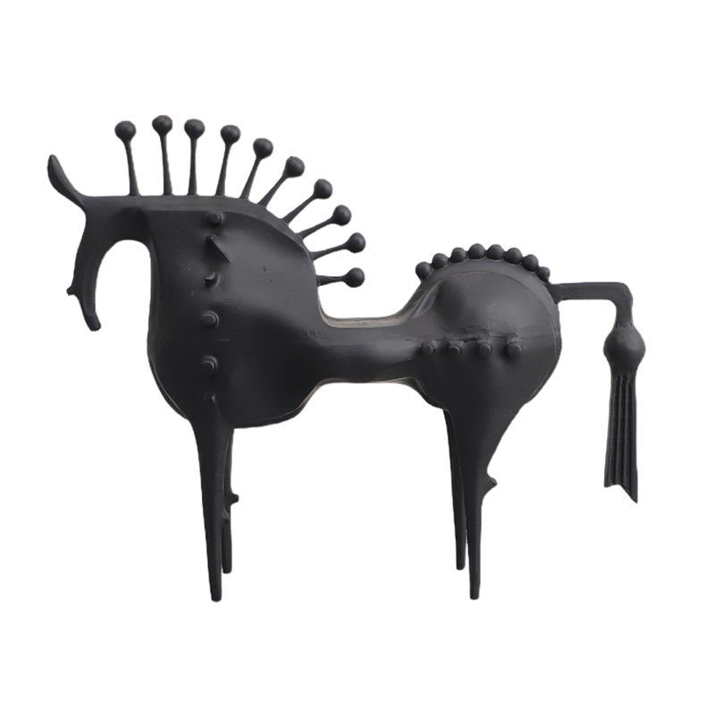 现代金属黑马家居客厅办公室样板房办公室卧室装饰品,家居饰品,桌面摆件,淘宝优惠券,粉丝福利购,淘宝优惠卷