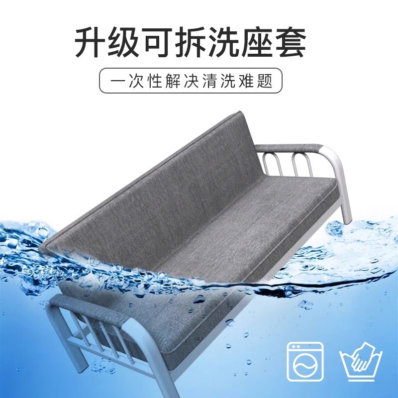 可拆洗布艺沙发小户型多功能折叠沙发床两用简易单人双人懒人沙发