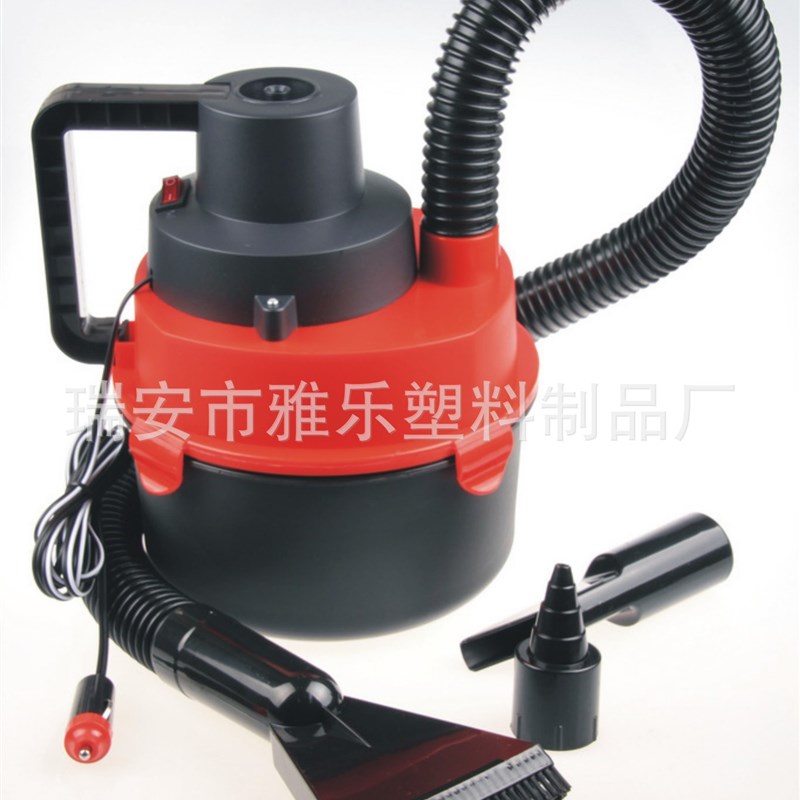 厂家直销便携汽车用吸尘器超强吸力干湿两用圆P桶车载大功率多功