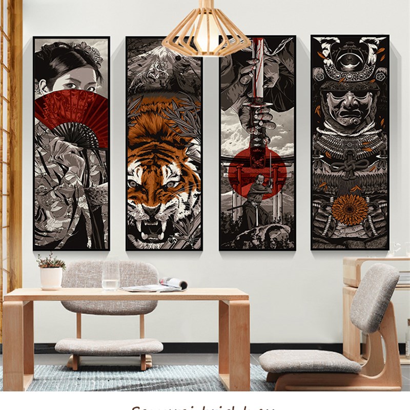 工业风格咖啡厅酒吧挂画餐厅装饰画ktv个性台球室纹身店网吧墙画图片
