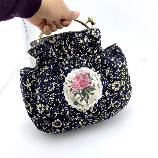 ~ 青韵律手挽口金材料包 手工DI材料包 多色选,居家布艺,缝纫DIY材料套装,淘宝优惠券,粉丝福利购,淘宝优惠卷