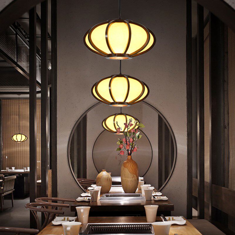 现代灯笼吊灯中古风民宿酒店餐馆木艺灯具新过道走廊灯饰,家装灯饰光源,酒店/宴会厅/餐饮吊灯,淘宝优惠券,粉丝福利购,淘宝优惠卷