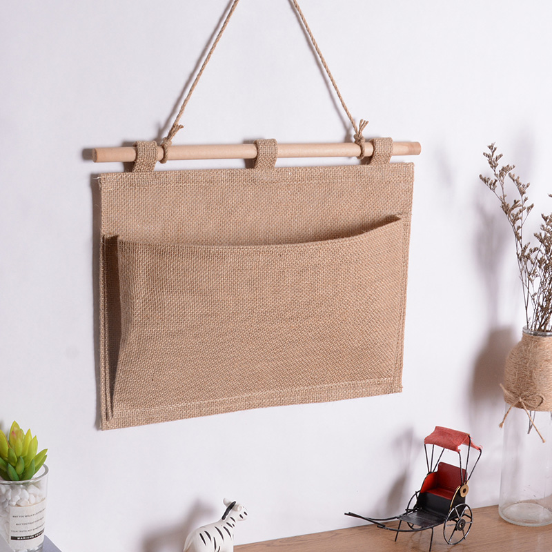 收纳袋挂袋墙挂式宿舍杂志酒店门后墙上袋子挂墙布袋幼儿园置物袋