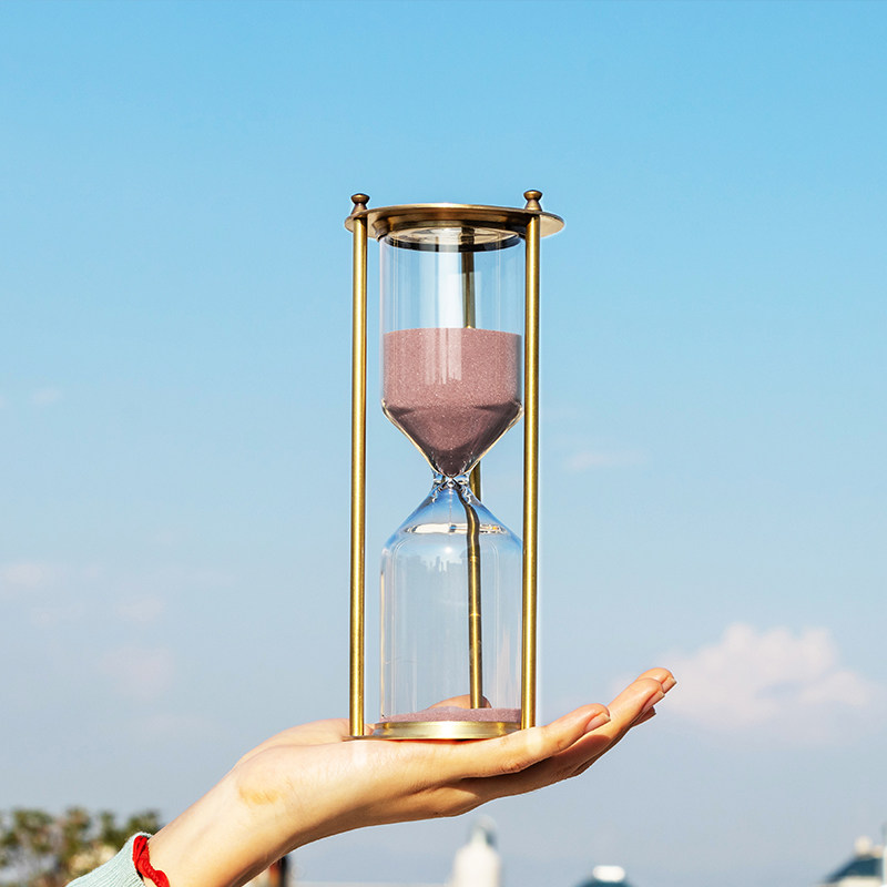 diy沙漏创意分钟解压倒计时器儿童书房桌面办公室装饰品