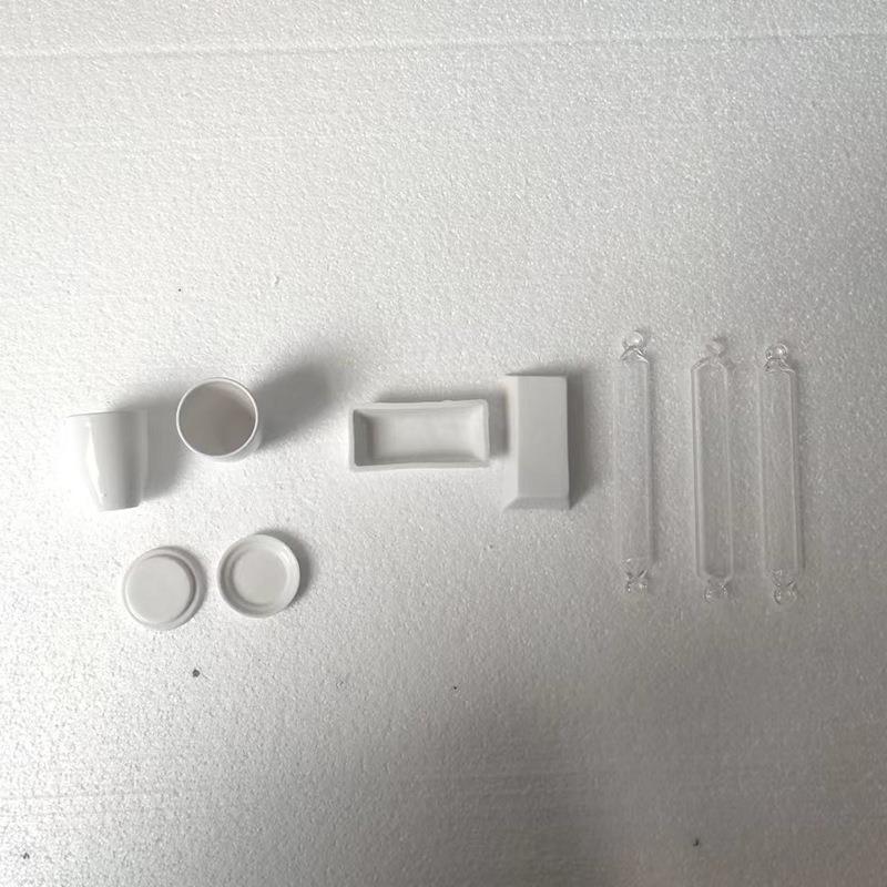 马弗炉专用灰分皿坩埚瓷舟石英舟华能配件图片
