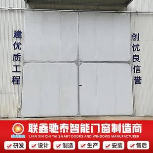 工业推拉门厂房车间仓库平移双开大门电动冷库保温平开门厂家