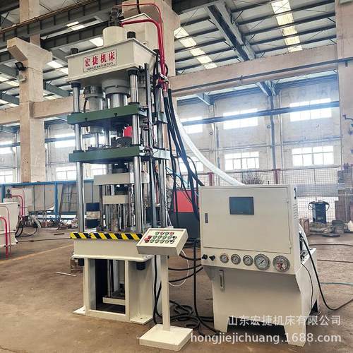 100T粉末成型液压机四梁四柱液压机汽车水箱成型油压机厂家直供