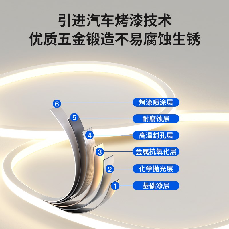 中山灯具极简客厅灯现代简约大气主灯led吸顶灯2024年新款卧室灯
