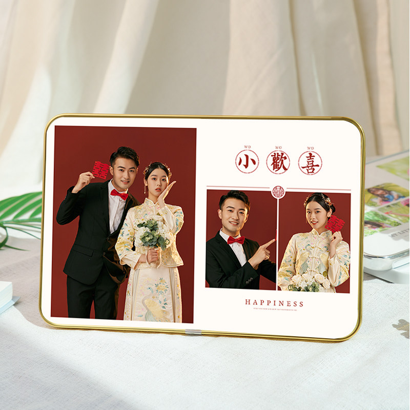 结婚照相框摆台照片定制打印加框做成水晶洗婚纱照放大登记照相片,家居饰品,相框/画框,淘宝优惠券,粉丝福利购,淘宝优惠卷