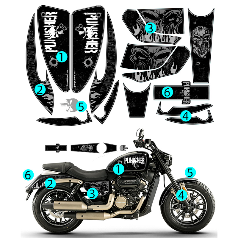 适用钱江2款闪全车涂装版花拉花版画防水贴花贴纸改装