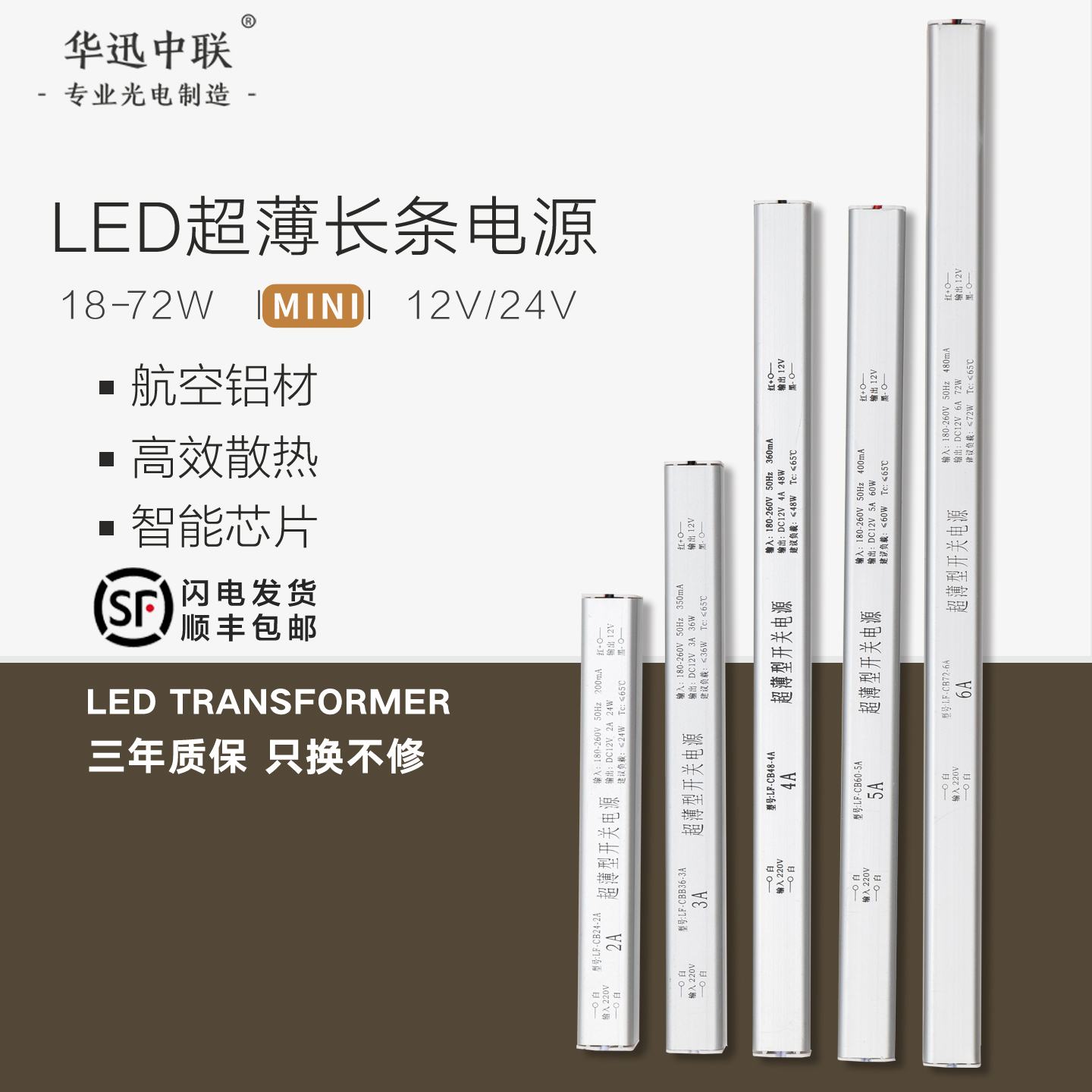 LED灯带变压器12v24v灯带驱动器