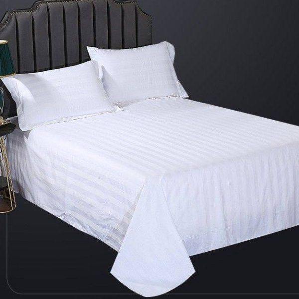 加厚斜纹酒店宾馆纯白色条纹被足浴旅社人1.5m双人2.0米喜儒,户外/登山/野营/旅行用品,一次性床单被套,淘宝优惠券,粉丝福利购,淘宝优惠卷