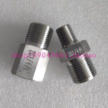 304不锈钢内外丝M20X1.5外转ZG1/4内外变径接头压力表转换接头