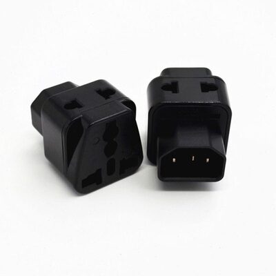 IEC 320 C14 Male to C13 Female Power Adapter  AU/US/UK/EU