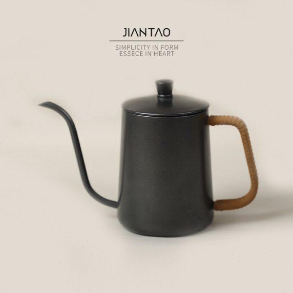 简陶手冲咖啡壶挂耳咖啡长嘴壶细口防烫把手304不锈钢冲泡壶带盖,餐饮具,手冲壶,淘宝优惠券,粉丝福利购,淘宝优惠卷