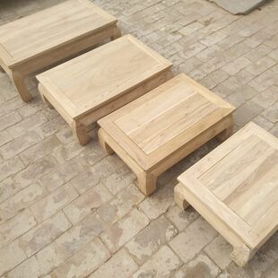 实木炕几老榆木飘窗榻榻米阳台小茶几矮窗台日式桌子简约老式炕桌